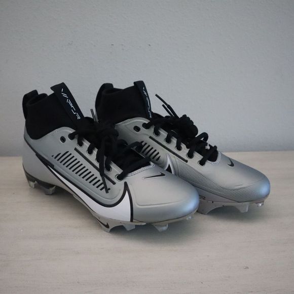 Nike DA5456 002 Men's Sz 8 Gray/Black Vapor Edge Pro 360 2 Football Cleats $135 - Picture 1 of 10
